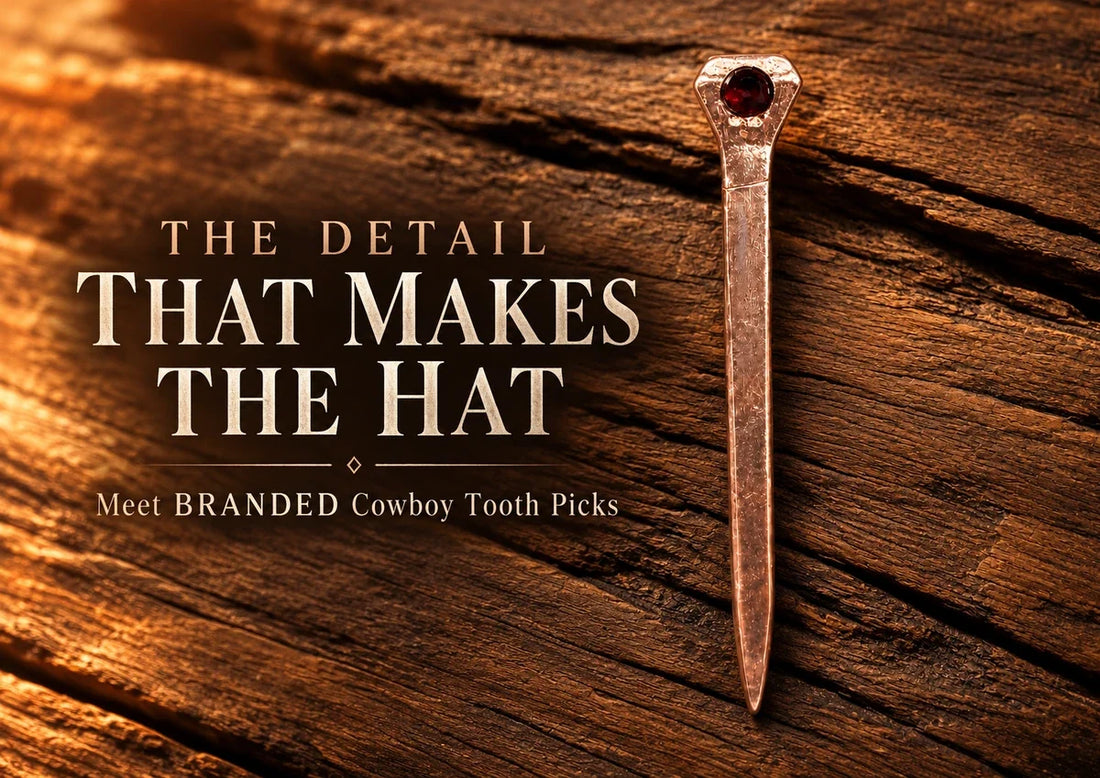 The Detail That Makes the Hat: Meet BRANDED Cowboy Tooth Picks