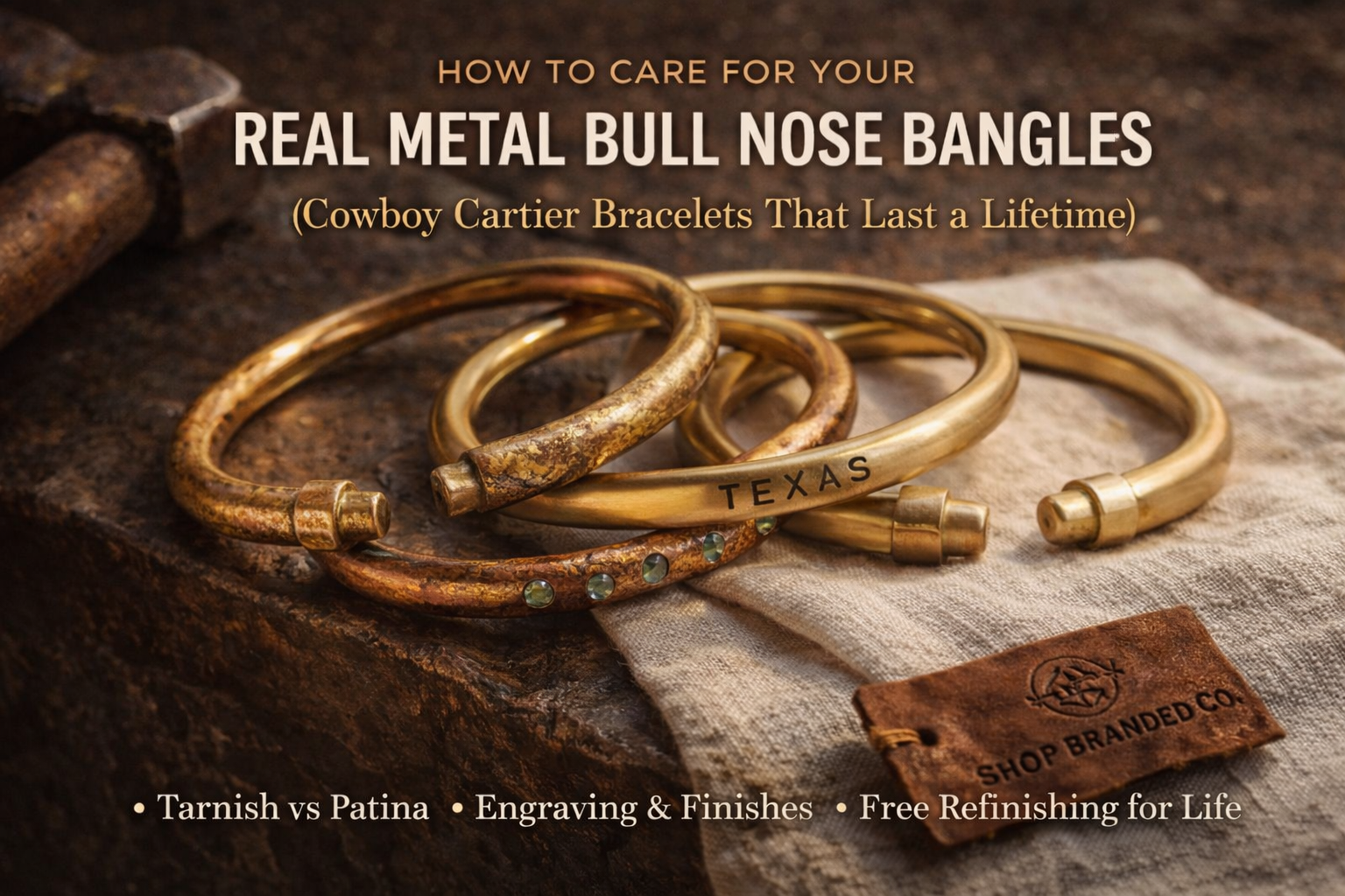 How to Care for Real Metal Bull Nose Bangles (Cowboy Bracelets That Last a Lifetime)
