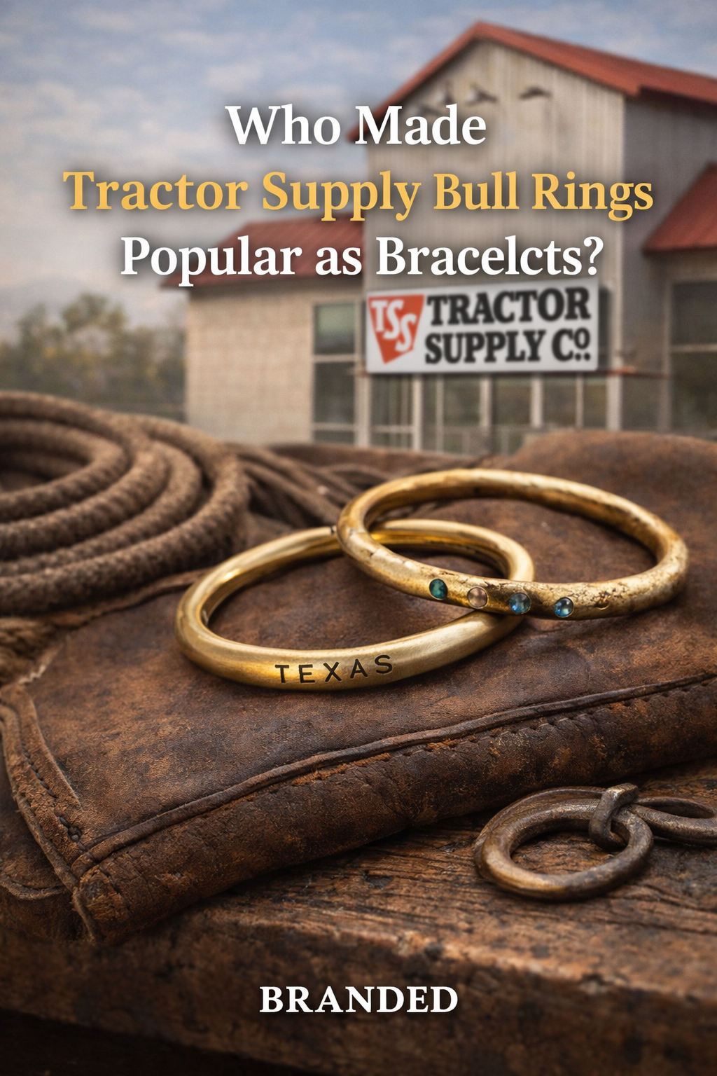 Who Made Tractor Supply Bull Rings Popular as Bracelets? – Shop Branded Co.