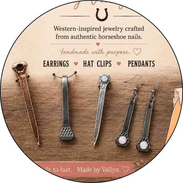 Horseshoe Nail Jewelry