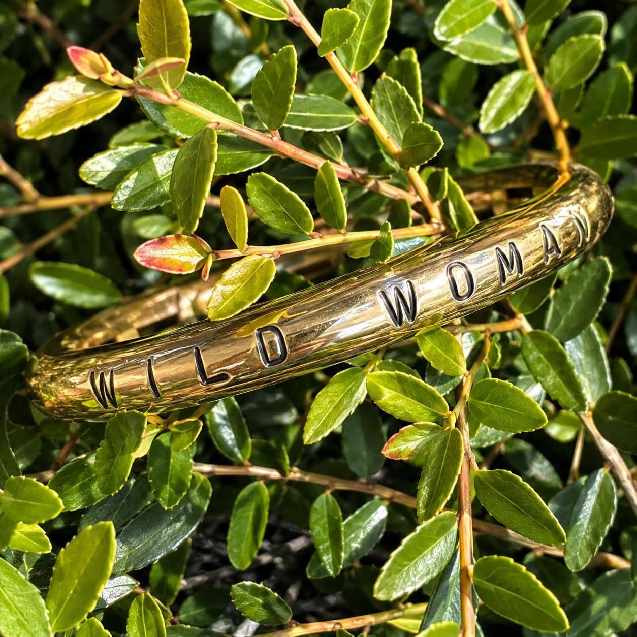 Wild Woman - Gold Bull Ring Bracelet