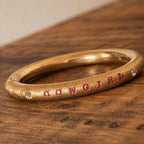 COWGIRL - Hunter's Gold Bull Ring Bracelet