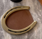 Gold Western Horseshoe Coaster (Set of 2)