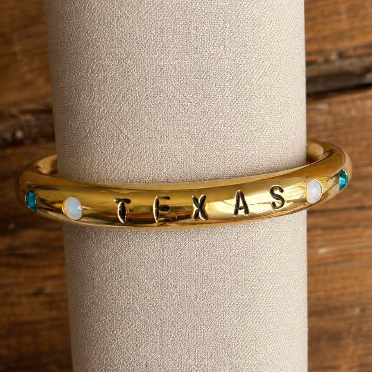 Texas - Natalie's Gold Bull Ring Bracelet