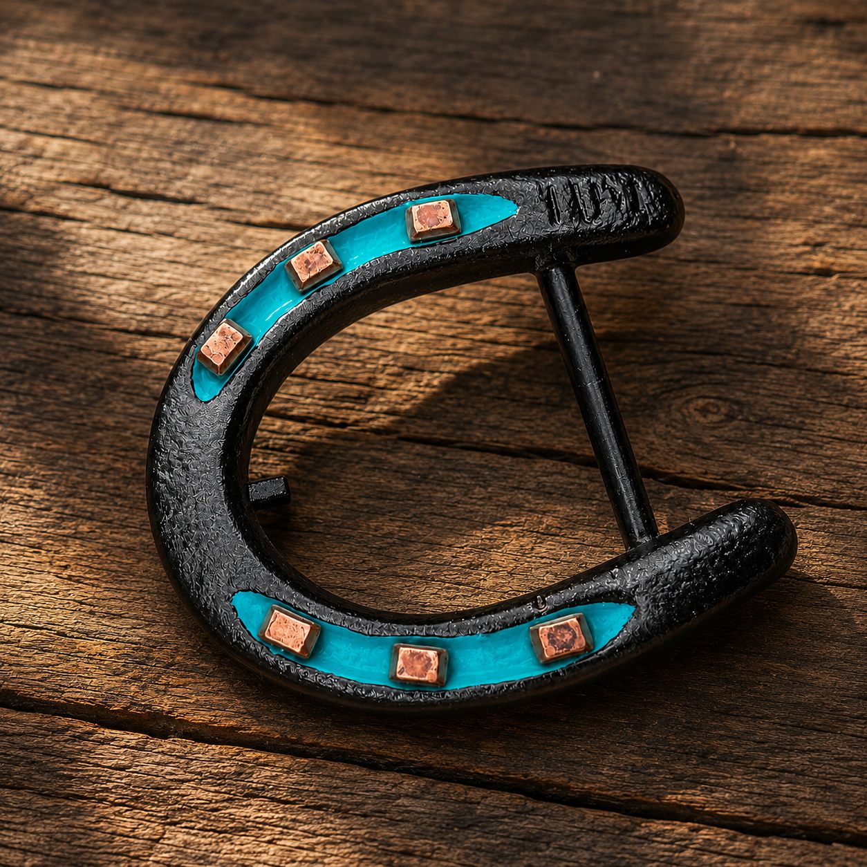 Handcrafted Horseshoe Belt Buckle