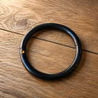 Black - Cowboy Bull Ring Bangle Bracelet