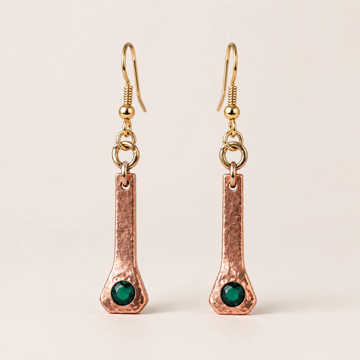 Horseshoe Nail Earrings (Austrian Crystal)