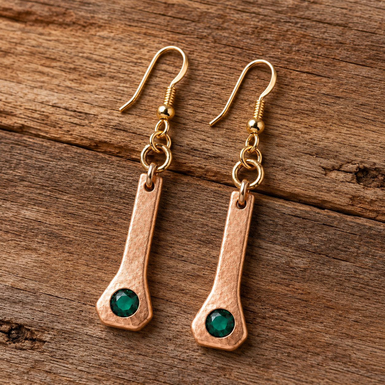 Horseshoe Nail Earrings (Austrian Crystal)