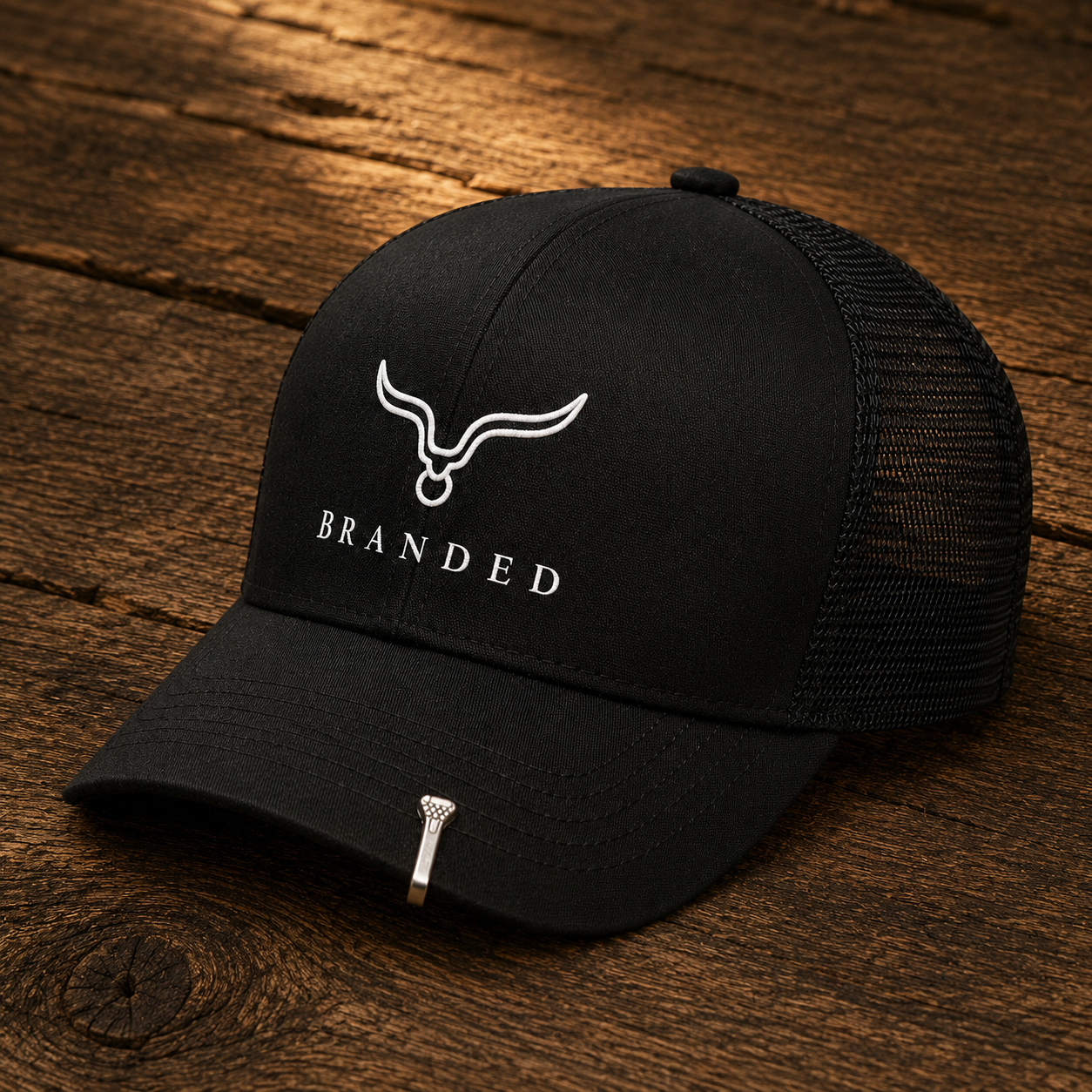 Horseshoe Nail Hat Clip