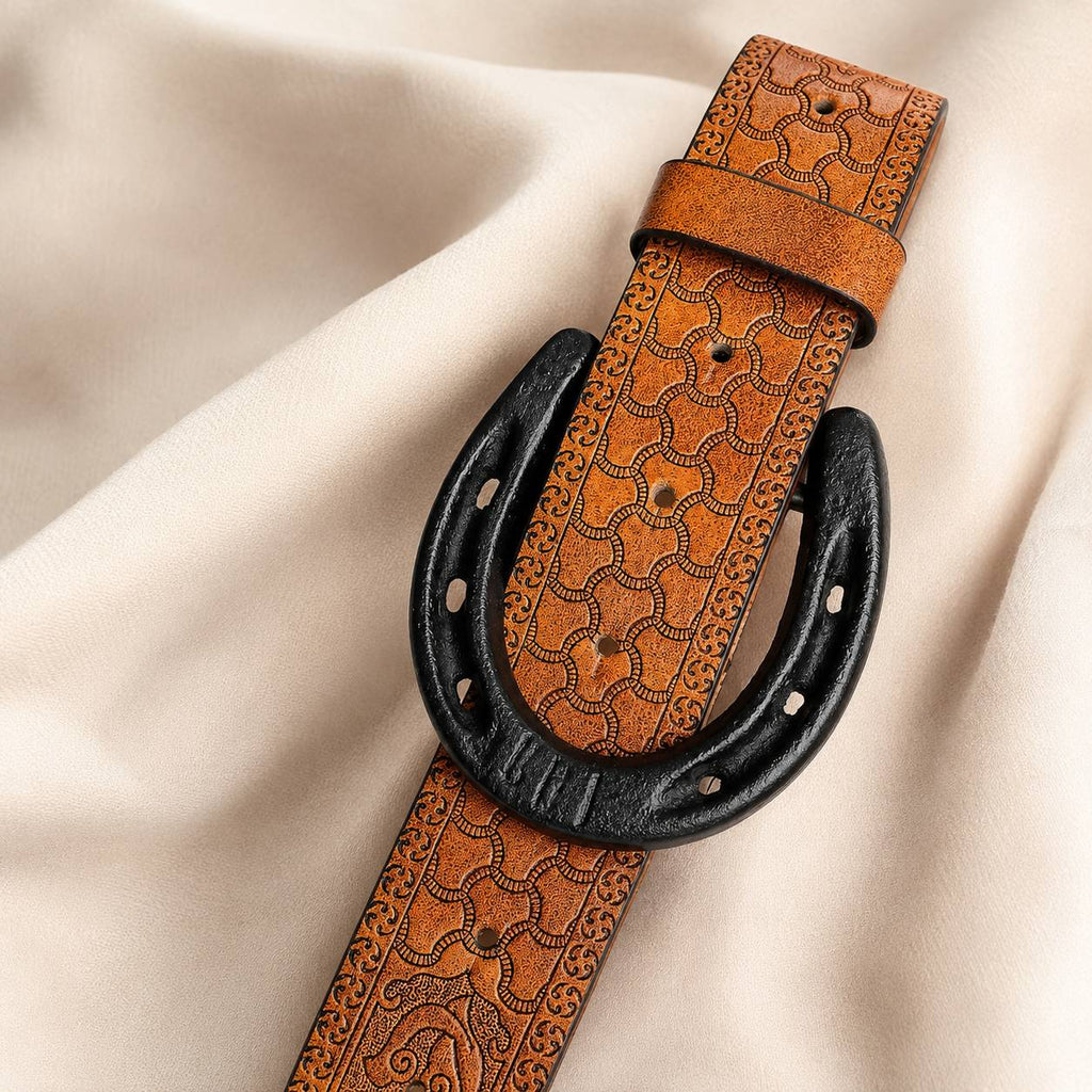 Handcrafted Horseshoe Belt Buckle