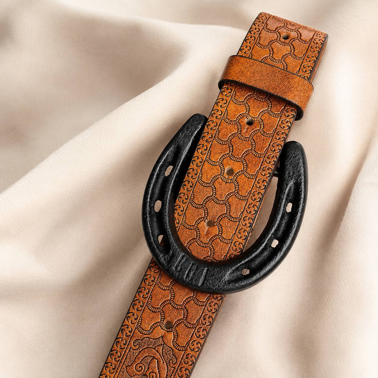 Handcrafted Horseshoe Belt Buckle
