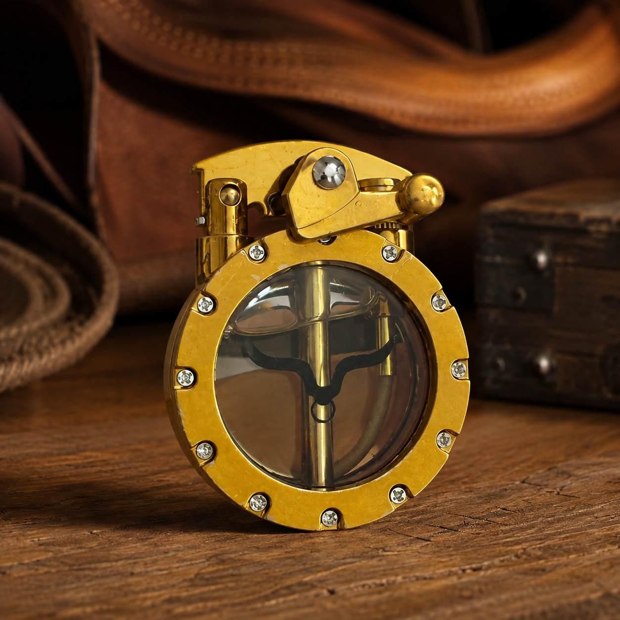 Western Brass Trench Lighter