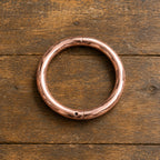 Polished Style - Rose Gold Cowboy Bull Ring Bangle Bracelet
