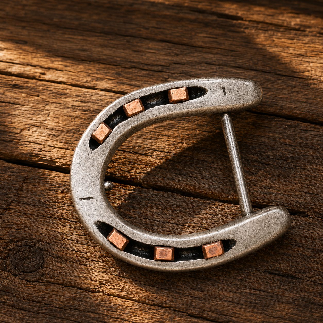Handcrafted Horseshoe Belt Buckle
